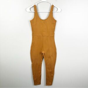 Girlfriend Collective Scoop Neck Unitard One Piece Stretch Jumpsuit Womens S